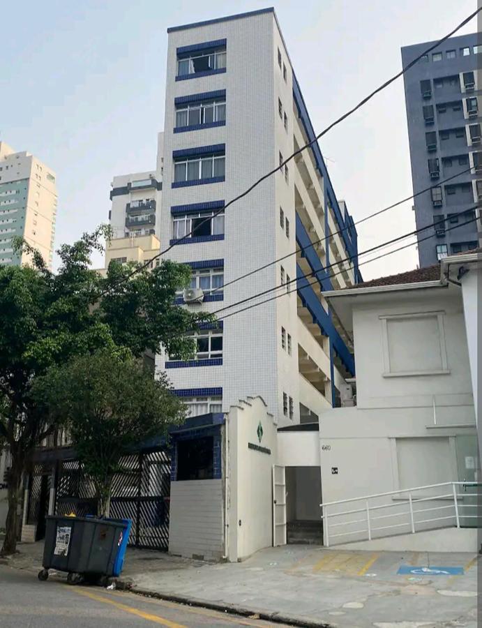 Kitnet Em Frente A Praia 산토스 외부 사진